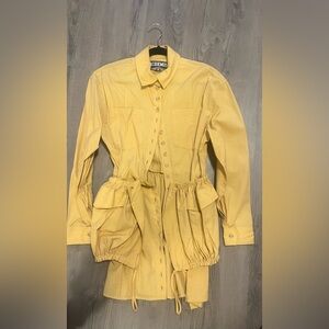 JACQUEMUS dress in mustard